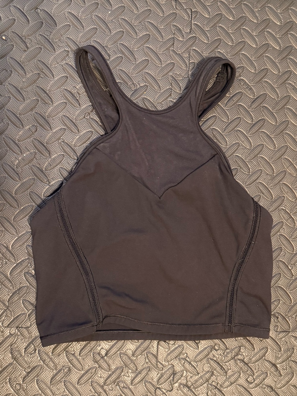 lululemon athletica Black Tank Crop Top